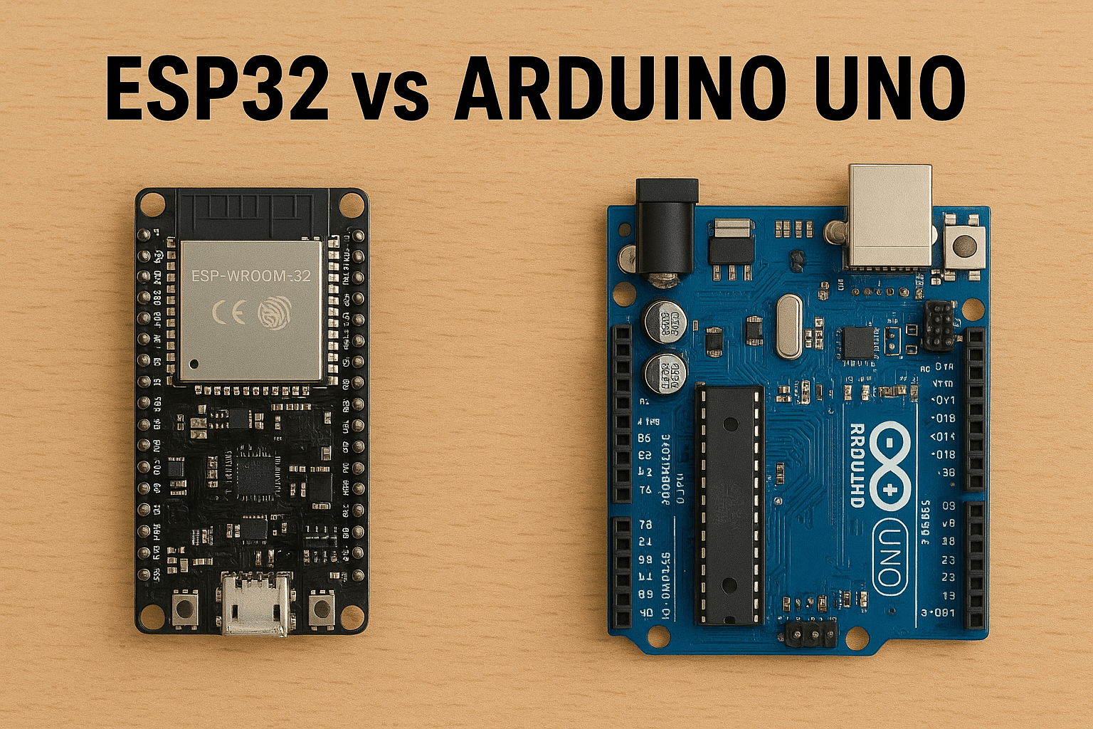 ESP32 vs Arduino Uno